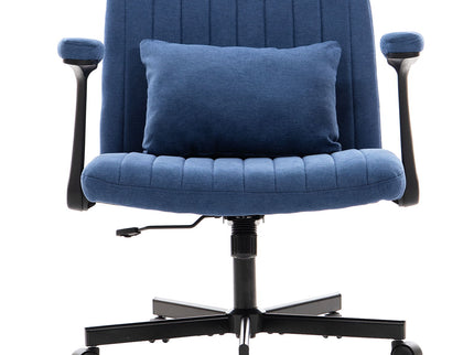 Criss Cross Armrest Office Chair With Wheels