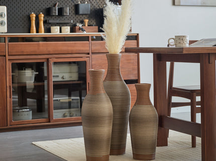 Classic And Neat Floor Vase, High Independent Flower Stand (Set of 3)
