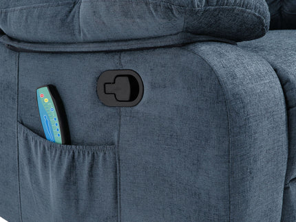 Contemporary Massage Recliner With Pillow Tufted Design - Charcoal