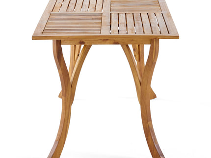 Outdoor Hermosa 7 Piece Wood Dining Set With Cushions - Teak
