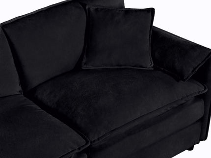Modern Oversized Accent Chair, Comfy Single Sofa With Large Seat (Set of 2)