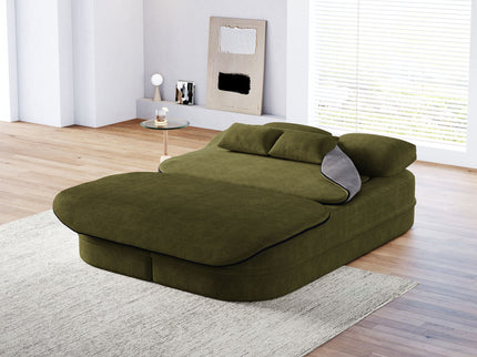 2 In 1 Foldable Sofa Bed With Multi Functional Blanket, Floor Lounge Sofa