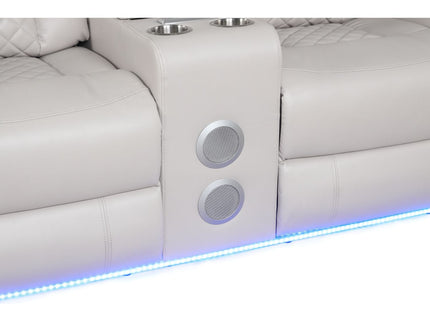Benz - Power Recliner Set With LED Lighting And USB Charging
