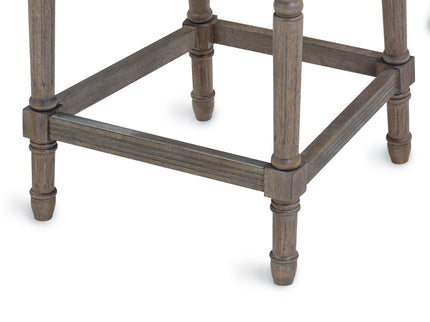 Stool With Upholstered Seat And Back