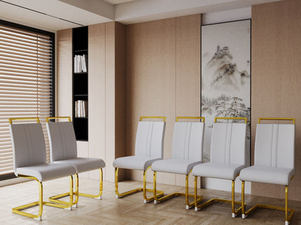 Side Dining Room Chair, Padded Seat High Back