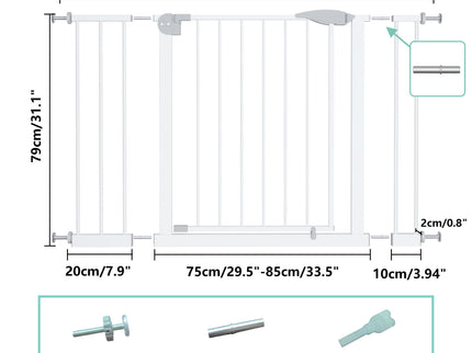 Baby Gate For Stairs And Doorways