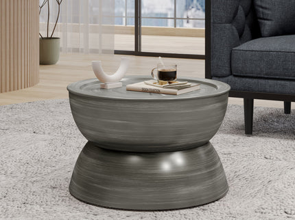 Sparling - Modern Iron Hourglass Coffee Table