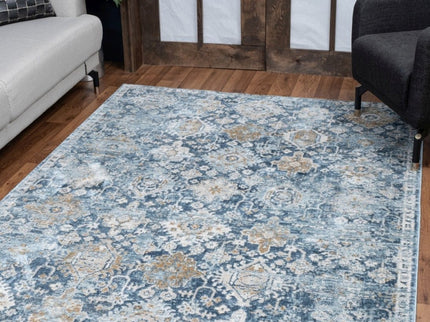 Noble - 5'3" X 7'3" Area Rug - Blue