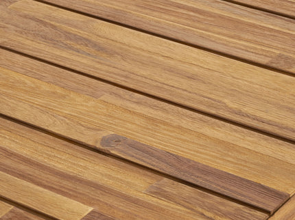 Outdoor Acacia Wood Dining Table, Sandblast Finish