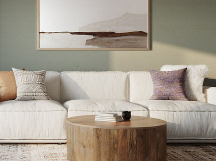 Millbury - Drum Coffee Table - Natural