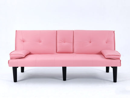 Sofa Bed With Foldable Design And Cup Holder