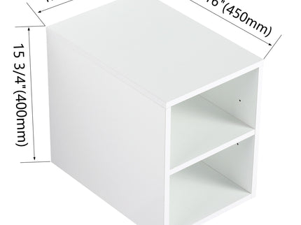 Wall Mounted Bathroom Vanity With Sink, Soft Close Doors, Cabinet & Half Door