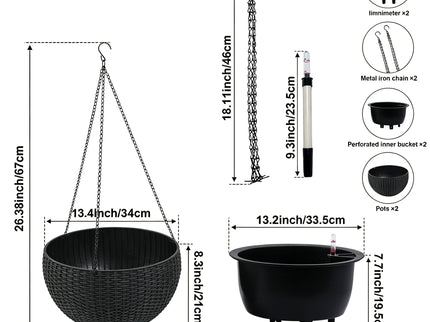 Self Watering Hanging Planter