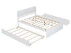 White / Full / 2 Drawers, Trundle
