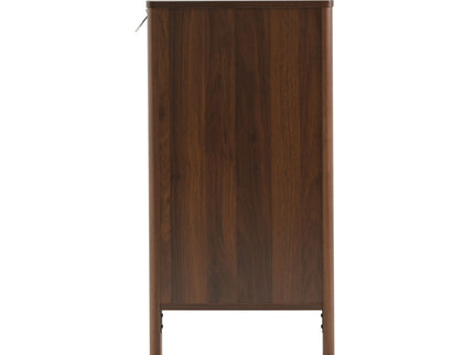 Colored Fluted Sideboard With 3 Doors And 1 Drawer
