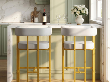 Modern Counter Height Bar Stools With U - Shaped