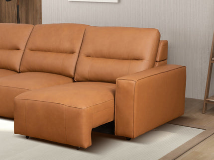 Grant - Triple Power Convertible Sofa - Cognac
