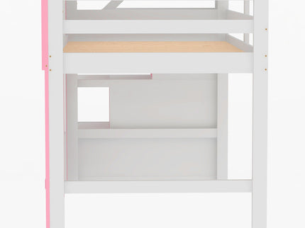 Loft Bed With Storage Staircase And Windows