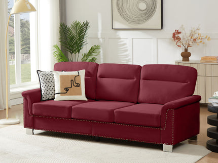 3 Seater Elegant Stationary Sofa