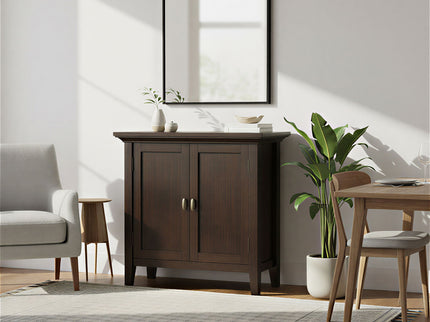 Redmond - Low Storage Cabinet - Brunette Brown