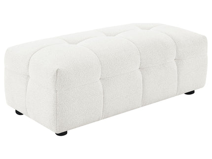 Sooke - Rectangular Ottoman - Off White