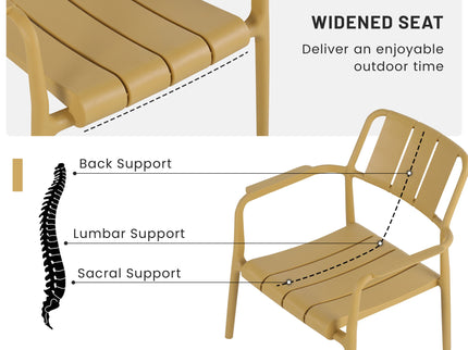 3 Piece Indoor / Outdoor Leisure Table And Chair Set