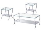 Pearl Silver / 3 Pc. Coffee Table, 2 End Tables