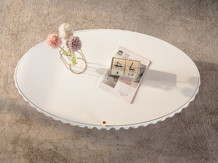 Fluted Storage Table With Lift Off Lid