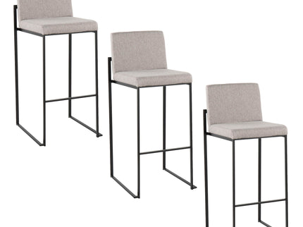 Fuji - Contemporary High Back Barstool Elegant Design