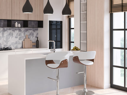 Sheldon - Upholstered Adjustable Swivel Bar Stool