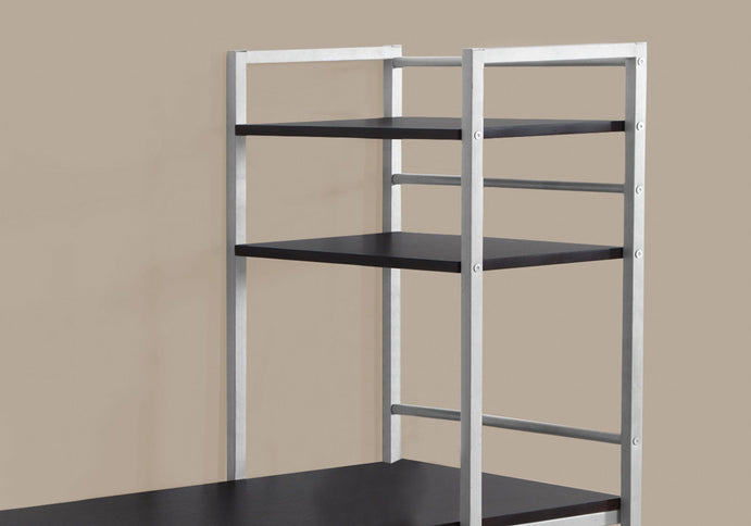 Computer Desk For Home Office, Laptop Storage Shelves