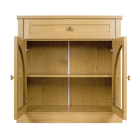 Modern Sideboard Cabinet With 1 Drawer And 2 Arched Doors