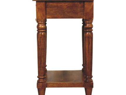 Turned Legs Drawer Table