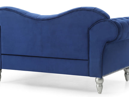 Elegant Round Arm Loveseat
