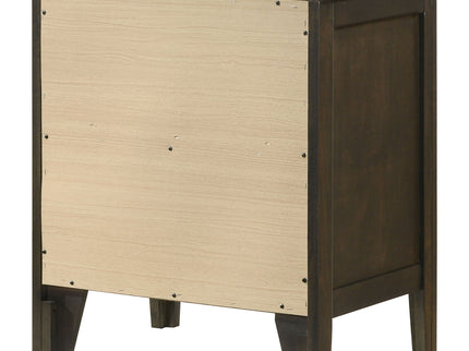 Clement - 2 Drawer Nightstand Bedside Table - Espresso