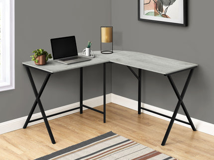 Computer Desk, Home Office, Corner, L Shape, Laptop, Contemporary / Modern