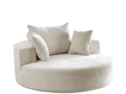 Swivel Chair With Rotating Base For Living Room