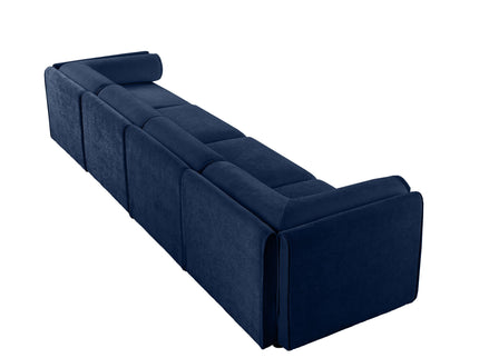 Stylish Sofa With Storage Seat And Cylindrical Backrest