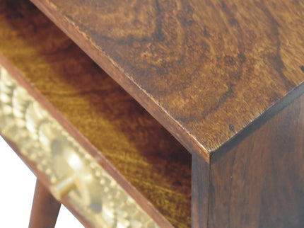 Eden - Mini Nightstand - Chestnut