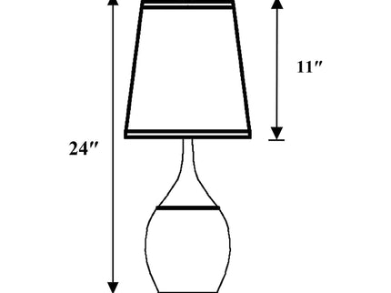 Droplet Empire - Shade Urn Table Lamp (Set of 2) - Silver