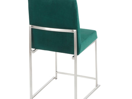 Fuji - Contemporary Modern Elegance High Back Dining Chair (Set of 2)