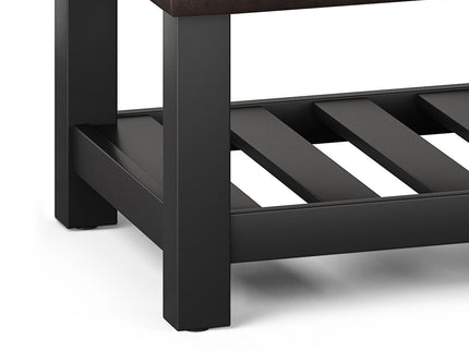 Cosmopolitan - Storage Ottoman Bench With Open Bottom