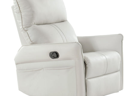 360° Modern Small Rocking Swivel Recliner Chair With Side Pocket