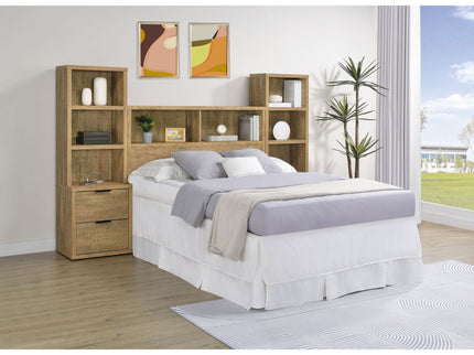 Geary - Bookcase Headboard With Open Cubbies