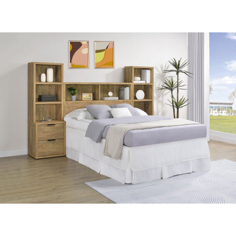 Geary - Bookcase Headboard With Open Cubbies