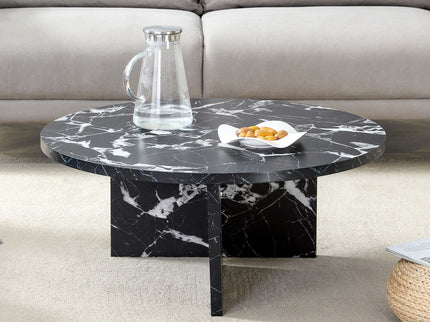 Versatile Round Coffee Table For Various Interior Styles