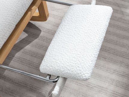 Accent Rocking Chair With Footrest, High Back