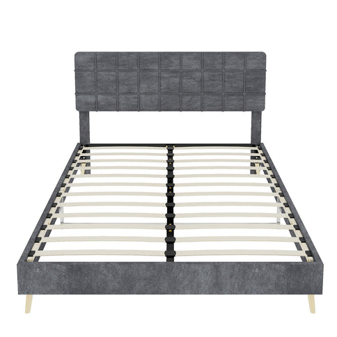 Yungan Lingge Minimalist Soft Pack Headboard Bed