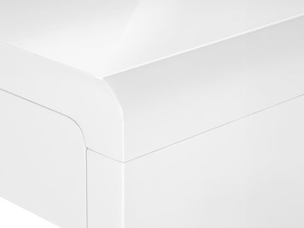 Computer Desk For Home Office, Storage Drawers, Contemporary & Modern - White