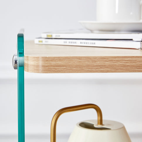 Modern 3 Layer Bedside Cabinet With Storage Function